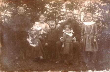 Anders Andersen Nyrup med familie